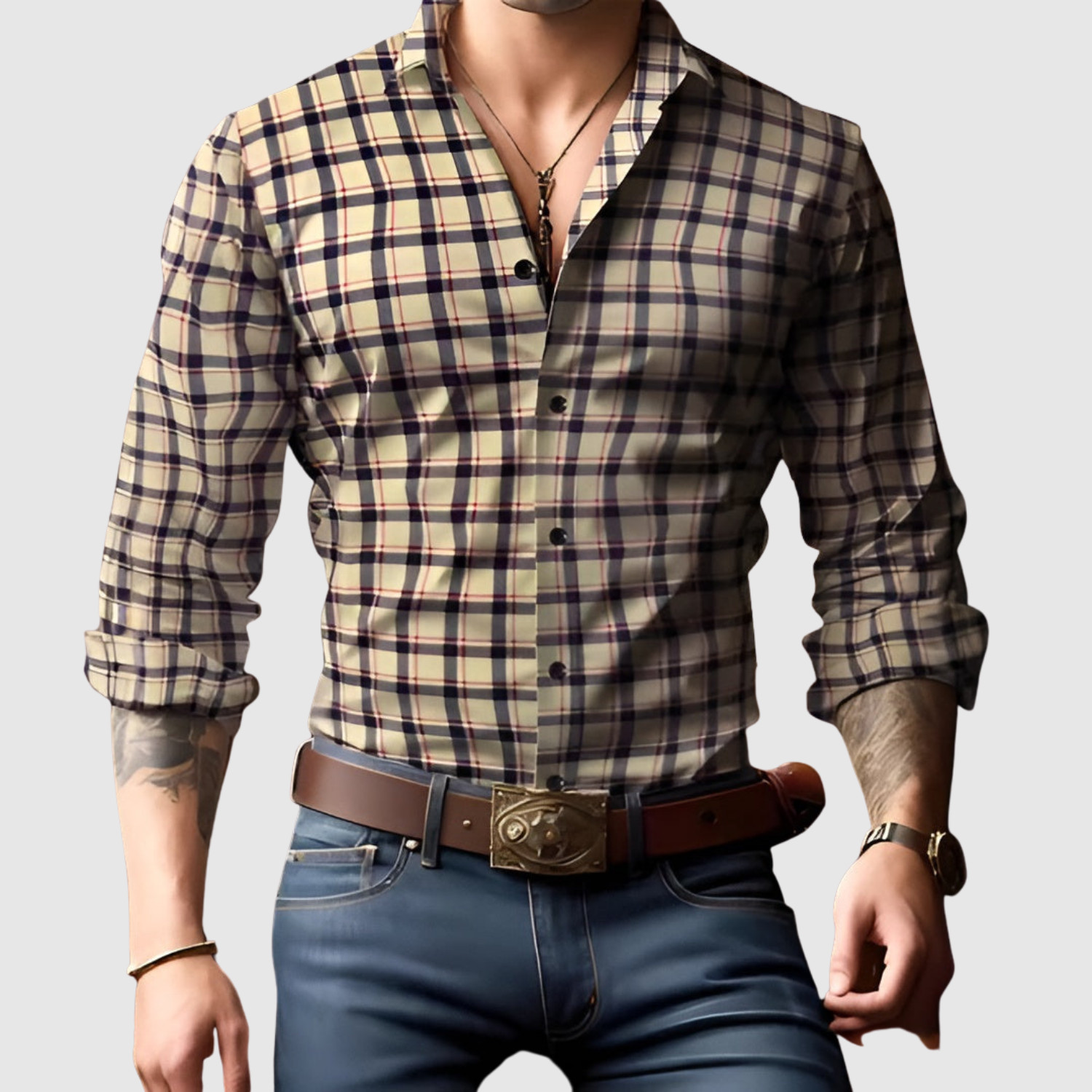 Adrian - Koszula w kratę