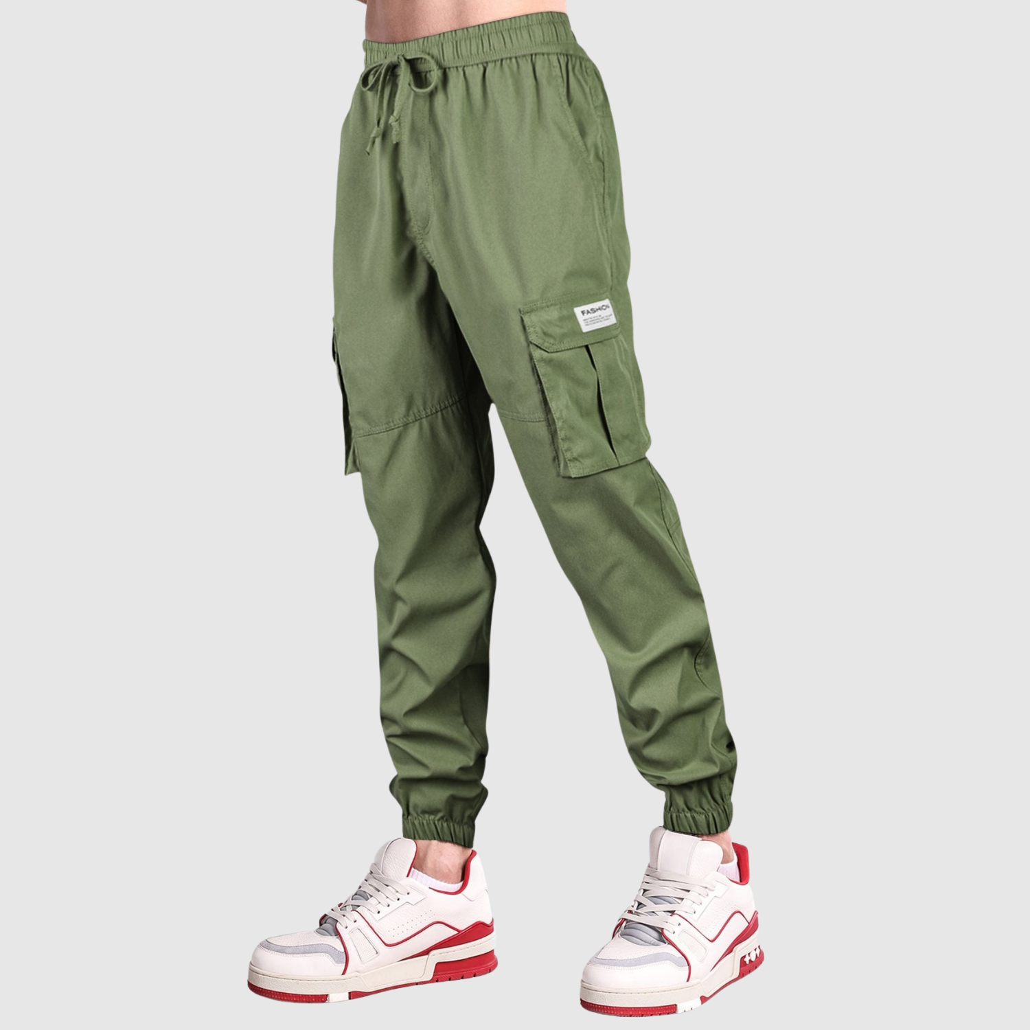 Denis – Spodnie cargo z detalami w kroju