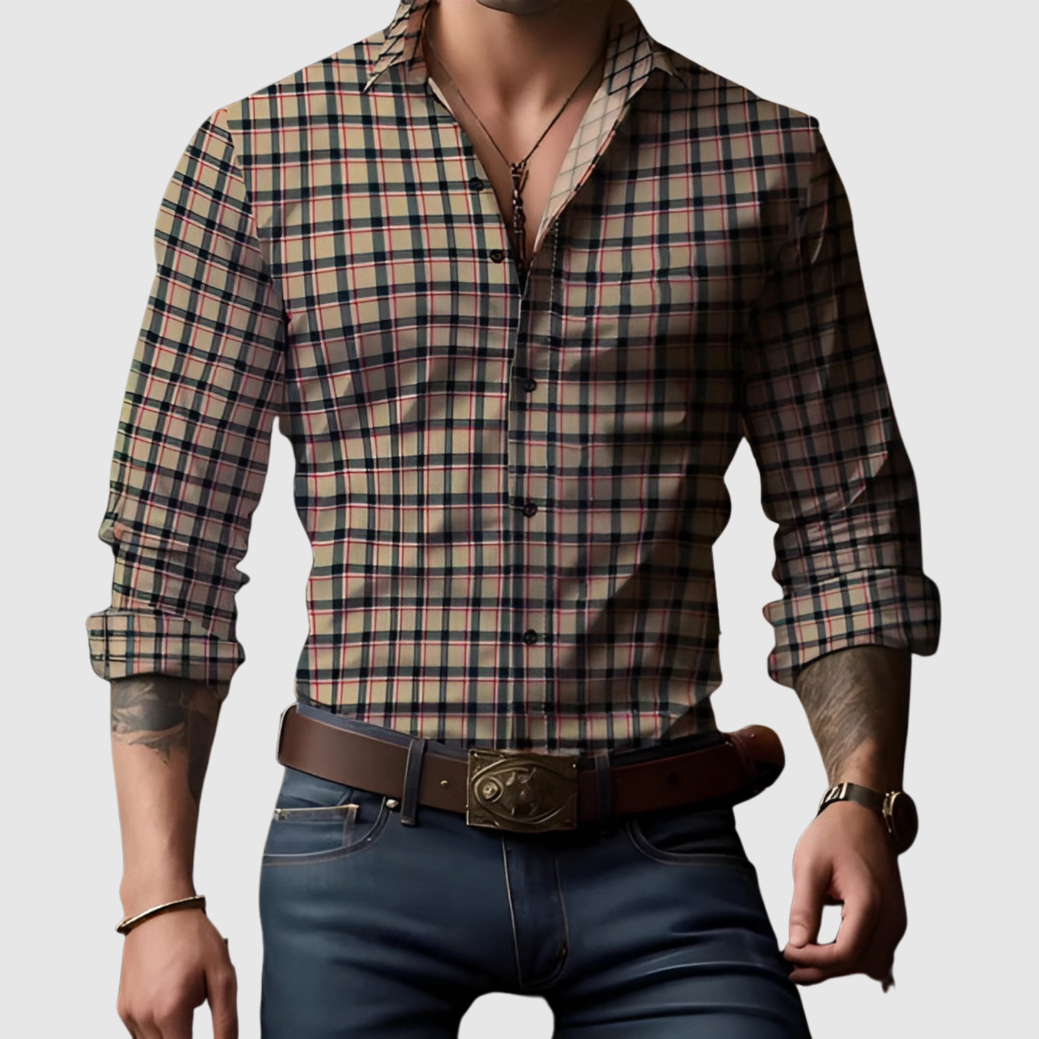 Adrian - Koszula w kratę