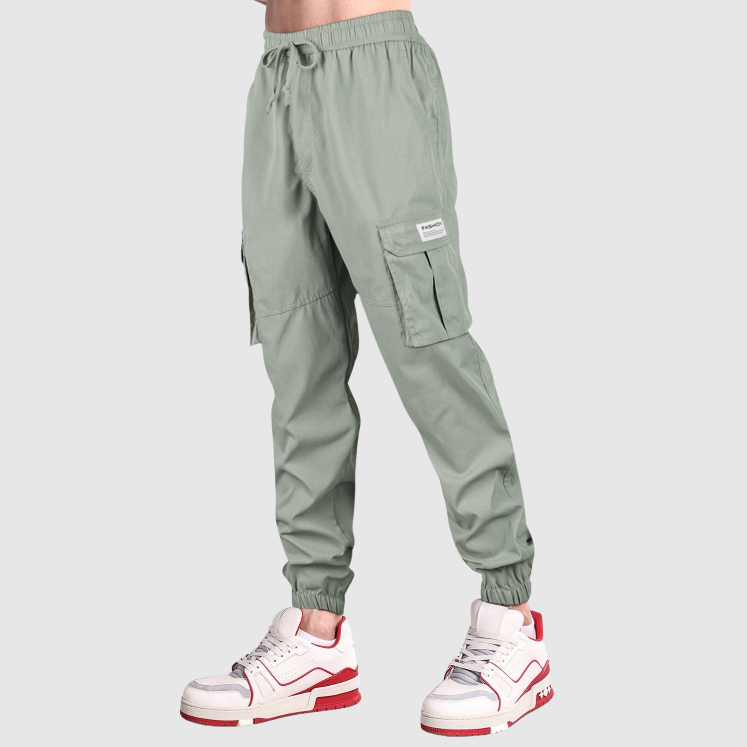 Denis – Spodnie cargo z detalami w kroju