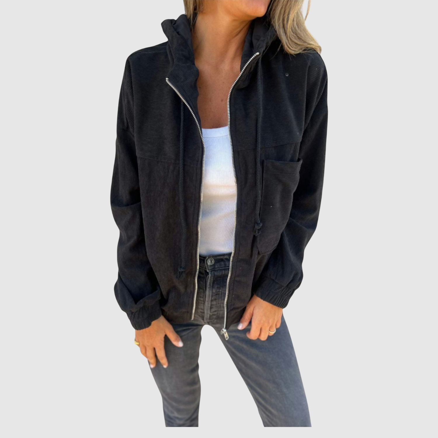 Nina – Lekka kurtka w nieformalnym stylu koszuli