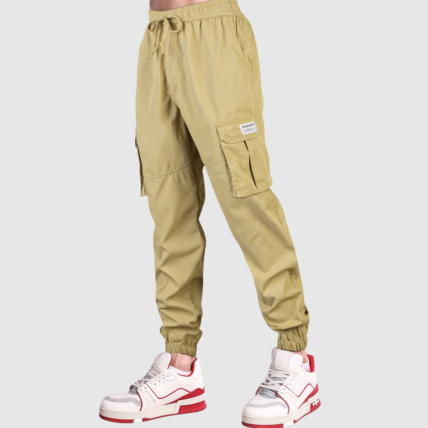 Denis – Spodnie cargo z detalami w kroju