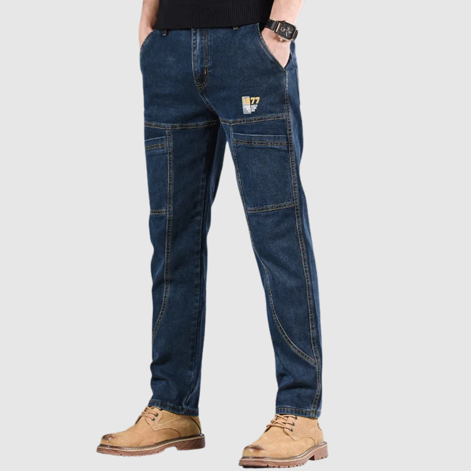 Bruno – Użyteczne dżinsy z wzmocnionymi detalami