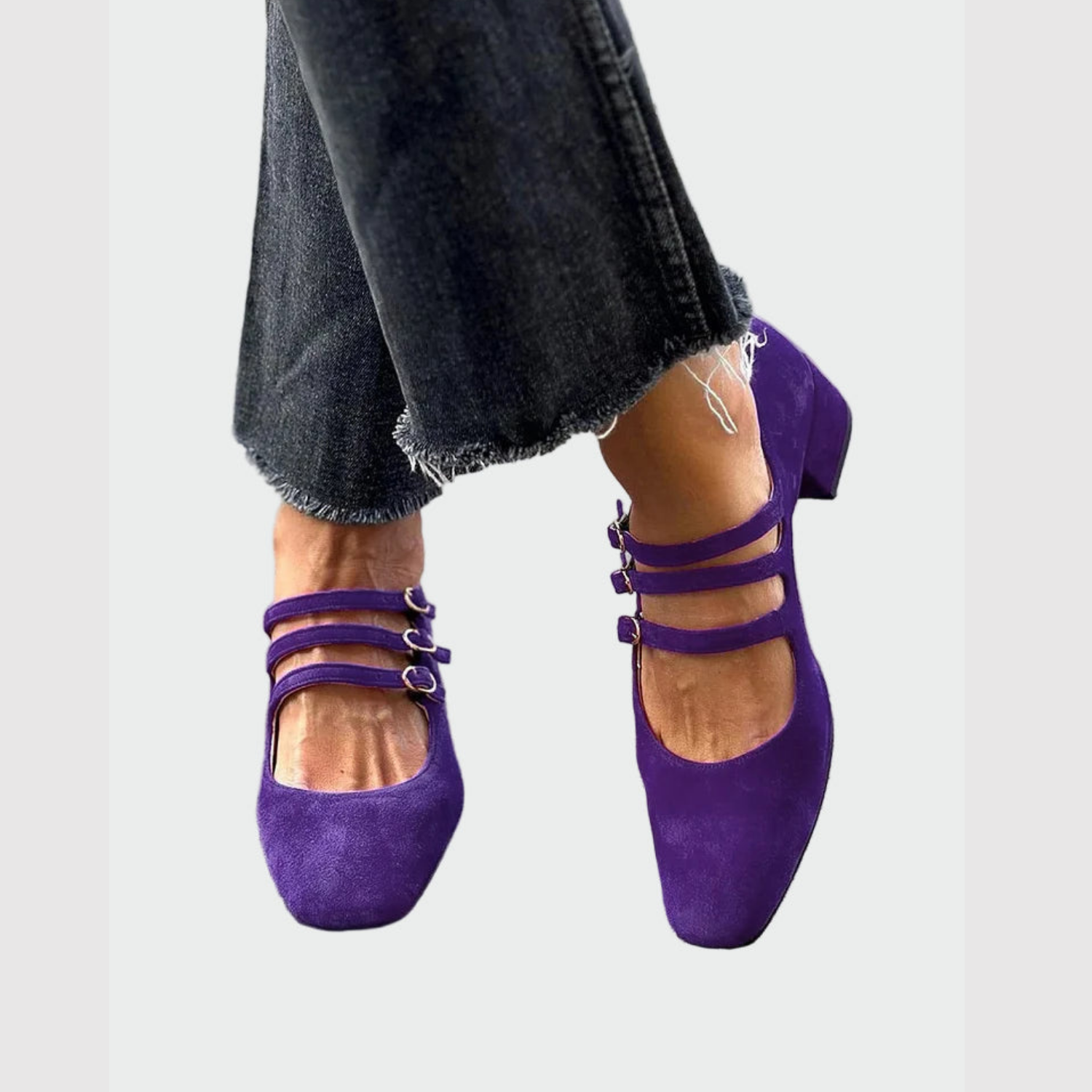 Teodora – Baleriny z eleganckimi paskami