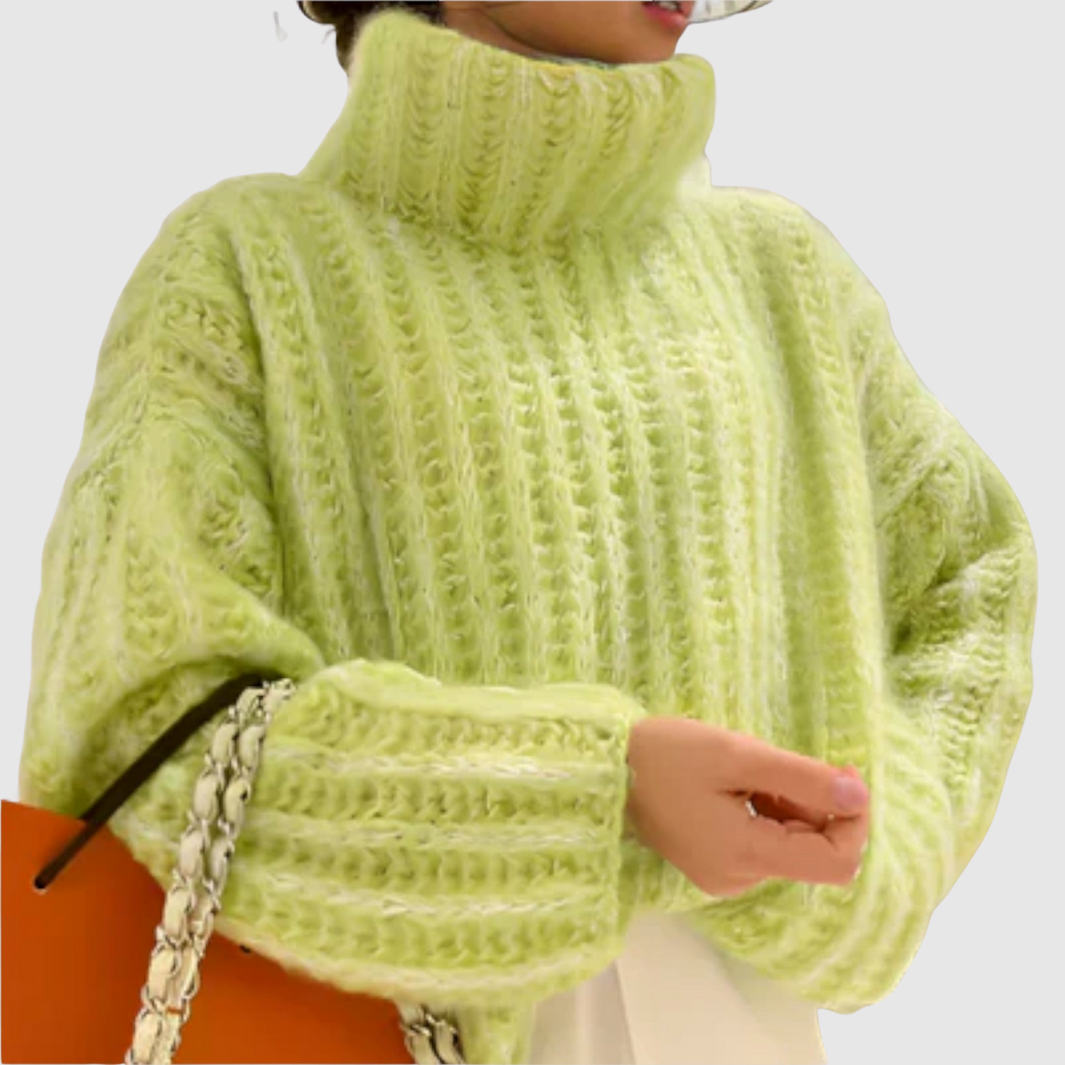 Nora – Sweter z miękką objętością