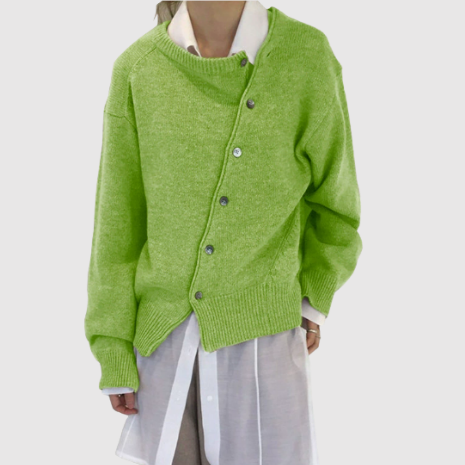 Nora – Kardigan z nowoczesną prostotą