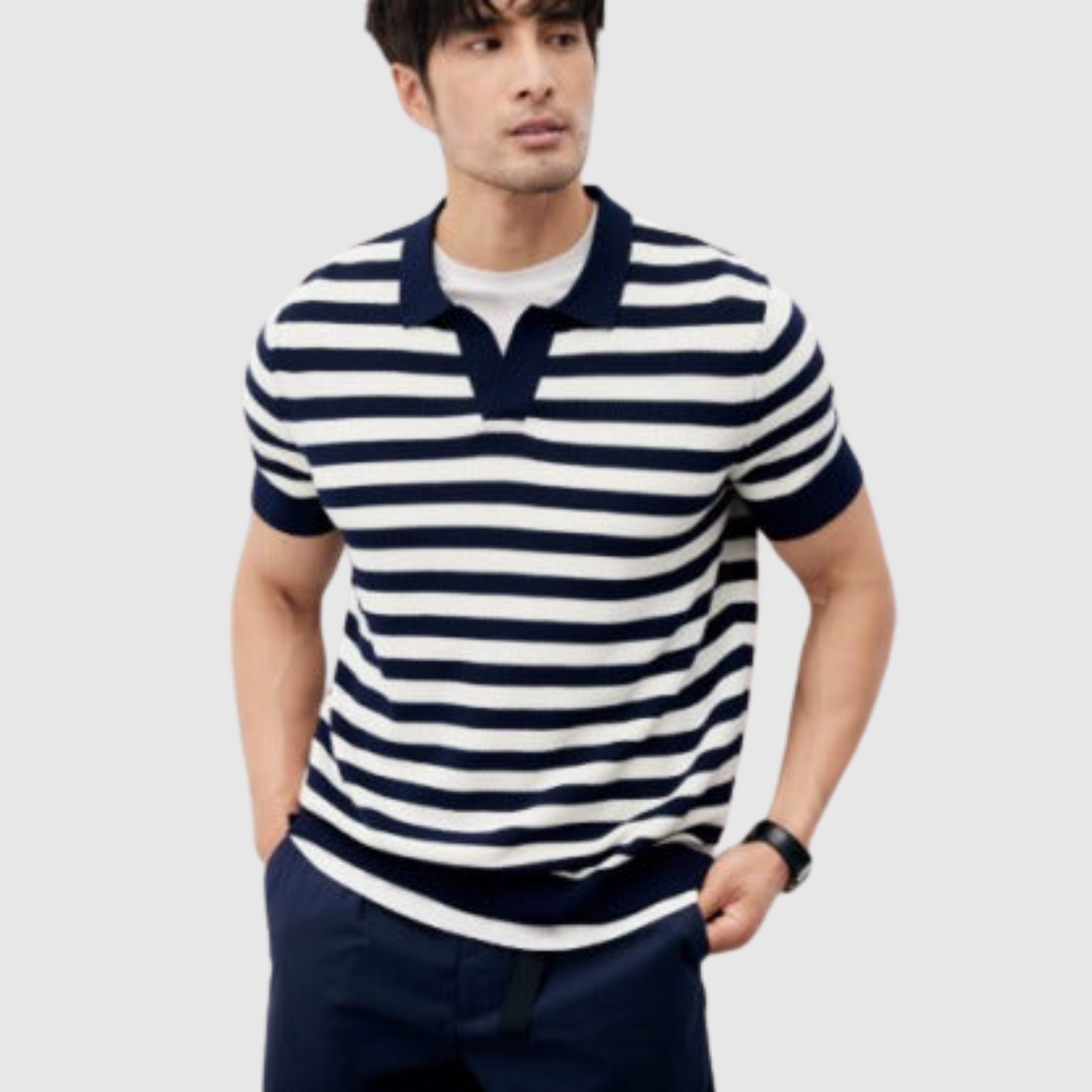 Adrian - Elegancka koszula polo