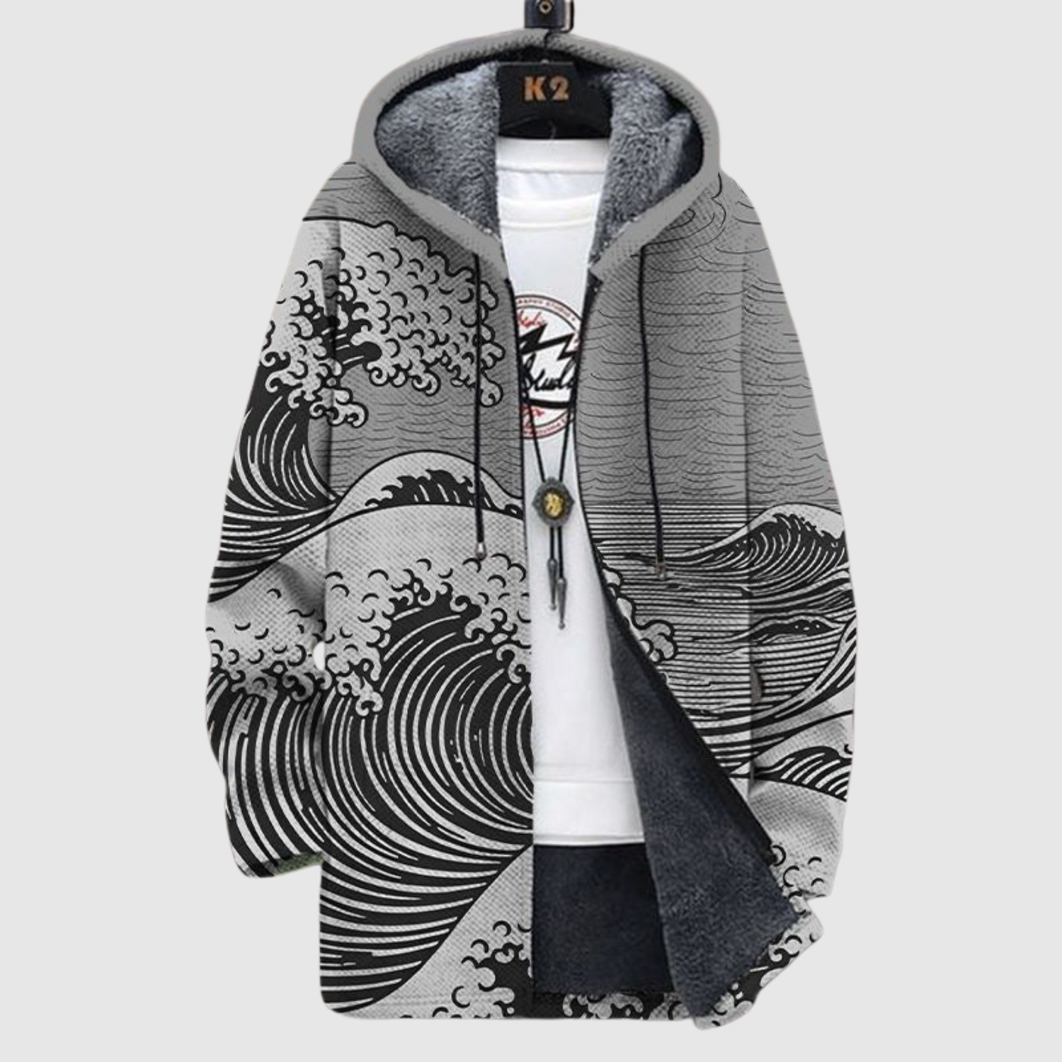 Saša – Bluza z falistym wzorem w japońskim stylu