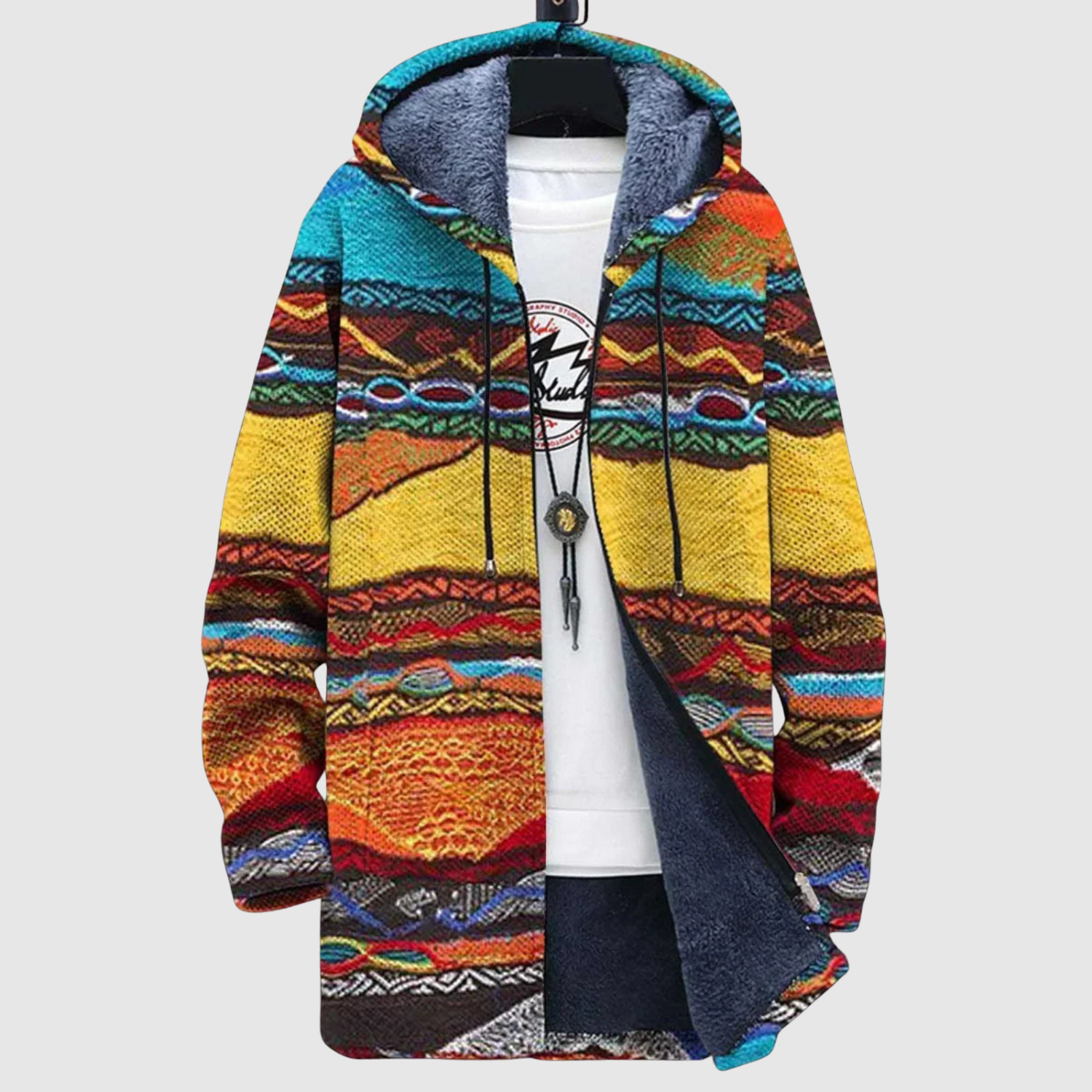 Saša – Bluza z tęczowymi kolorami i artystycznym wyrazem