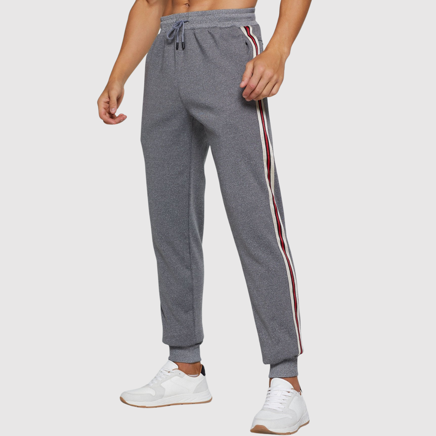 Denis – Spodnie jogger z bocznymi paskami