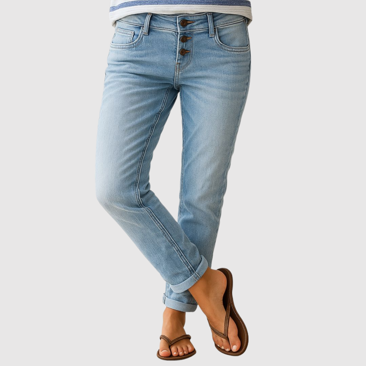 Kira – Wąskie dżinsy o klasycznym kroju