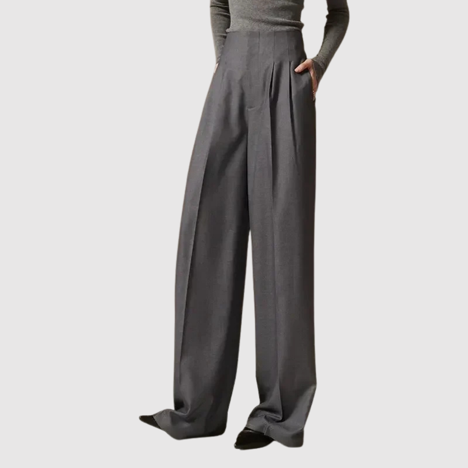 Mira – Szerokie spodnie w klasycznym designie