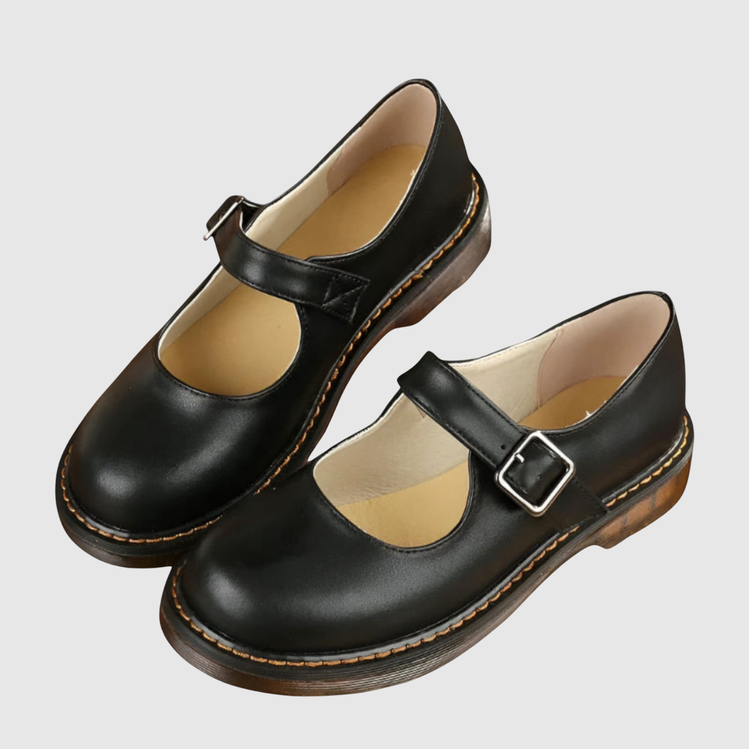 Greta – Retro boty z paskiem