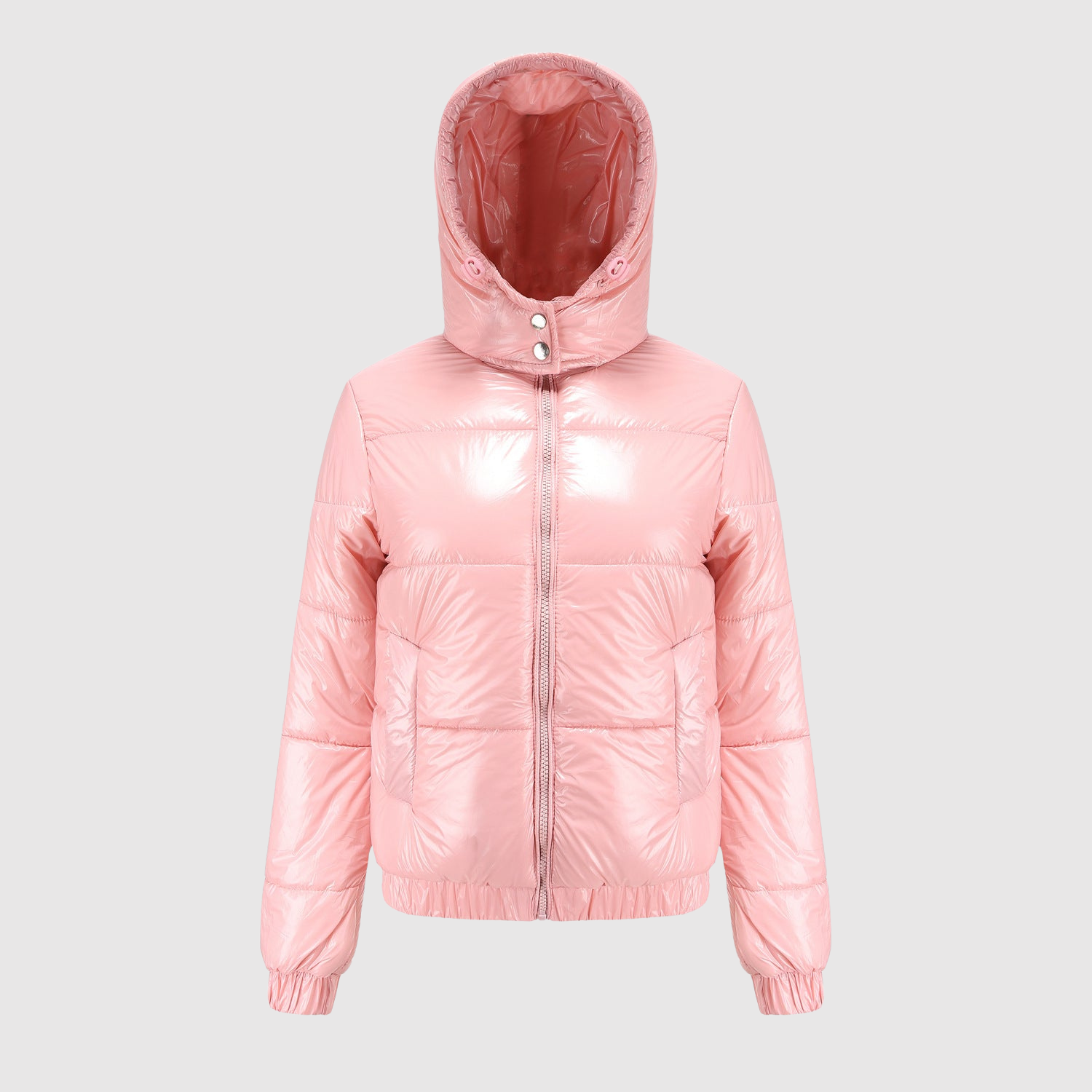 Jelena - Lśniąca zimowa kurtka puchowa