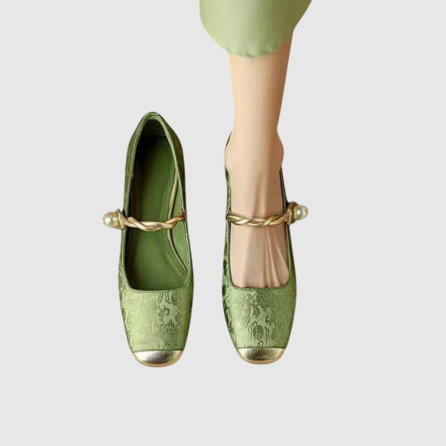 Greta – Baletki z metalicznym akcentem