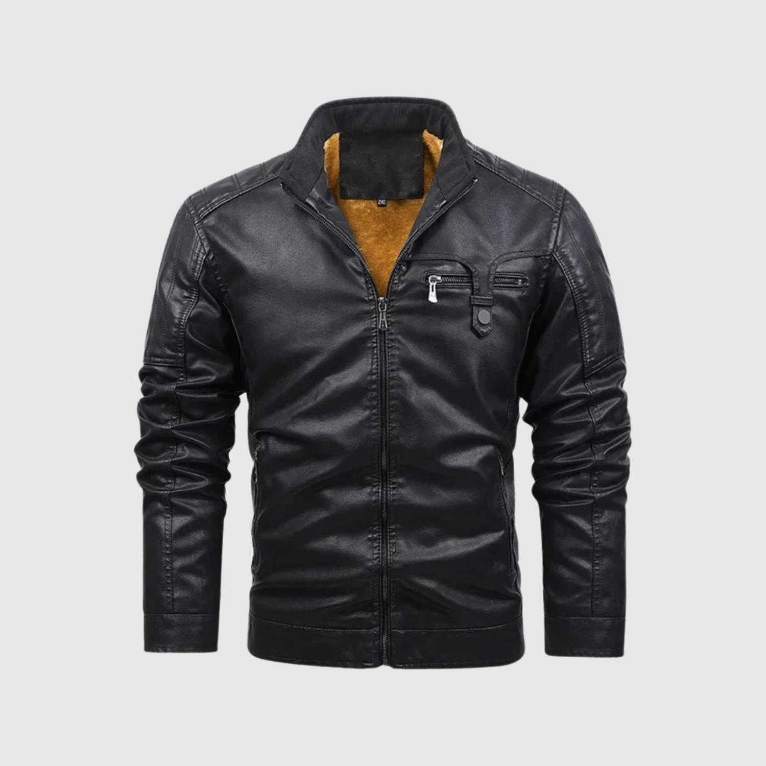 Dorian – Skórzana kurtka z kontrastową podszewką i eleganckim charakterem