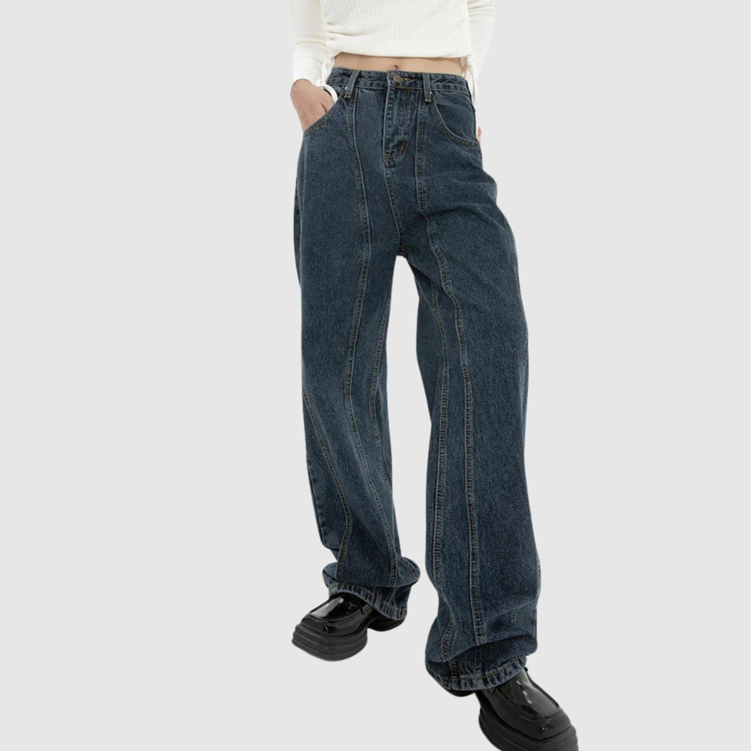 Kira – Luźne dżinsy w miejskim stylu