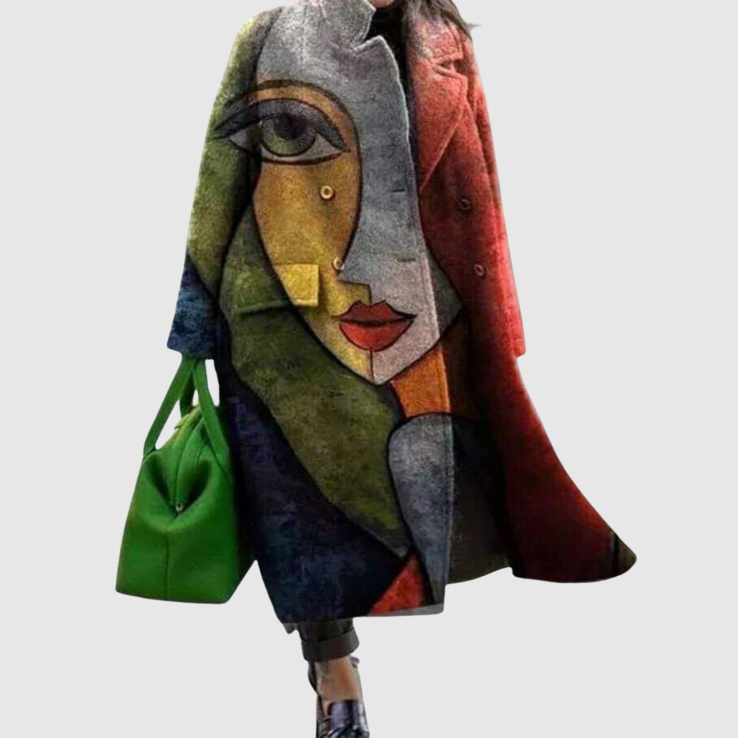 Jelena - Sztuka płaszcz o luźnym kroju