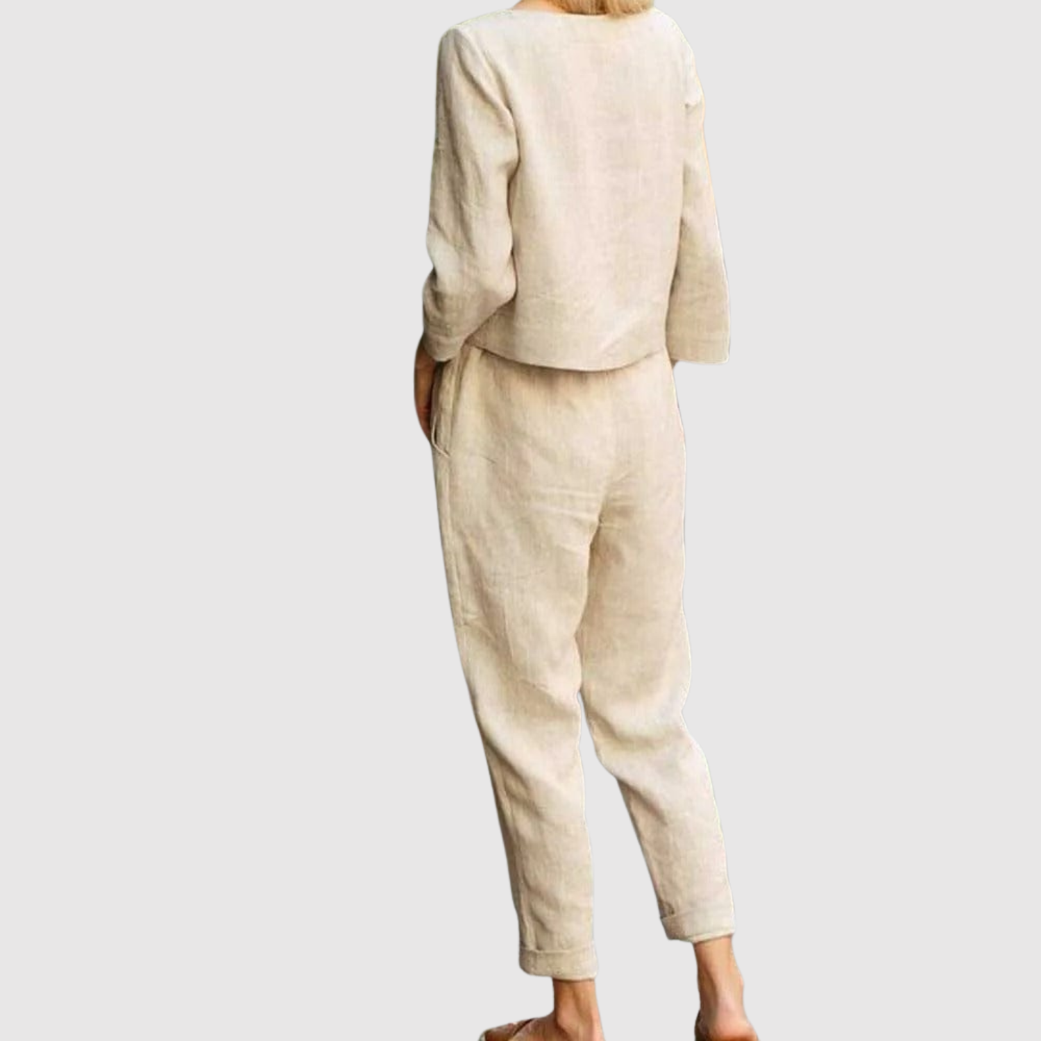 Natálie – Wygodny zestaw z spodniami i bluzką