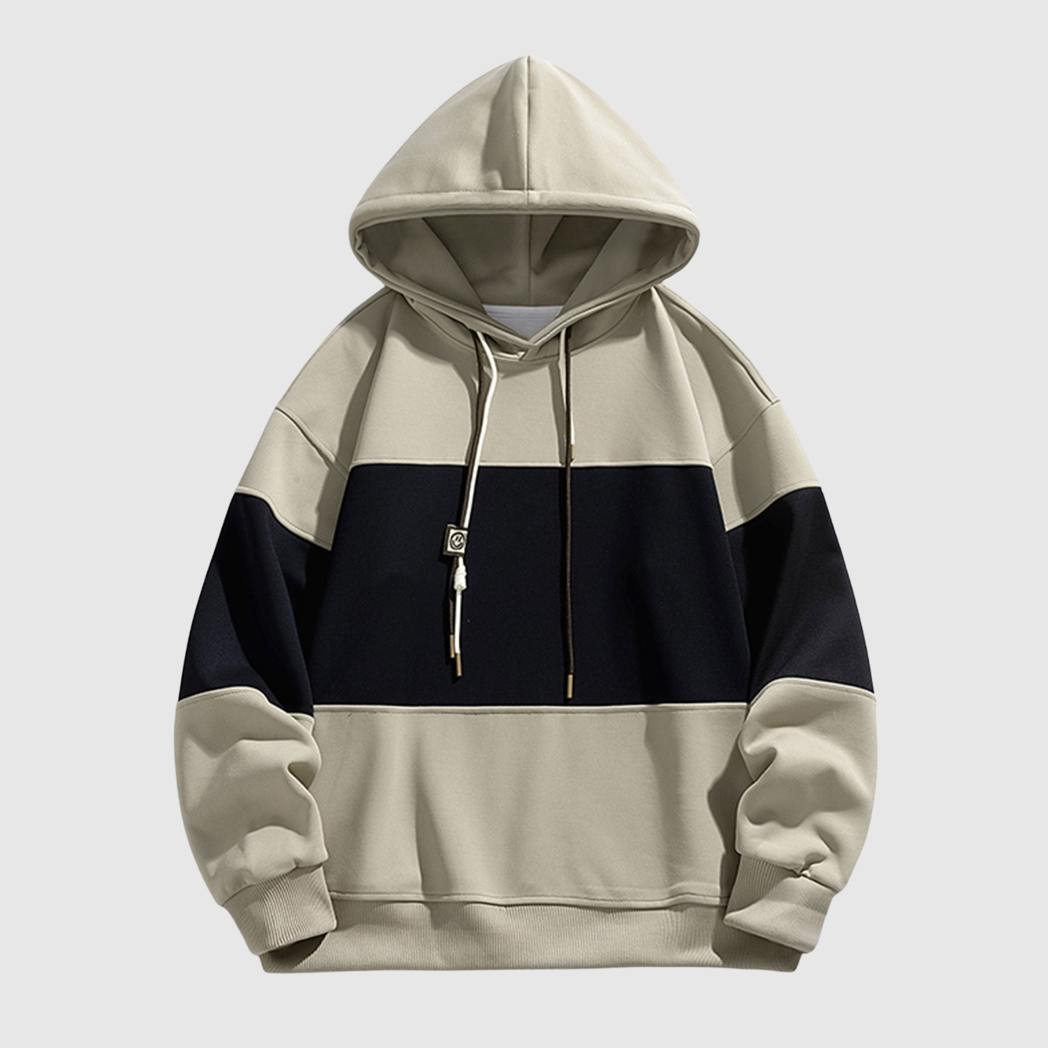 Daniel – Bluza z szerokimi kontrastowymi paskami