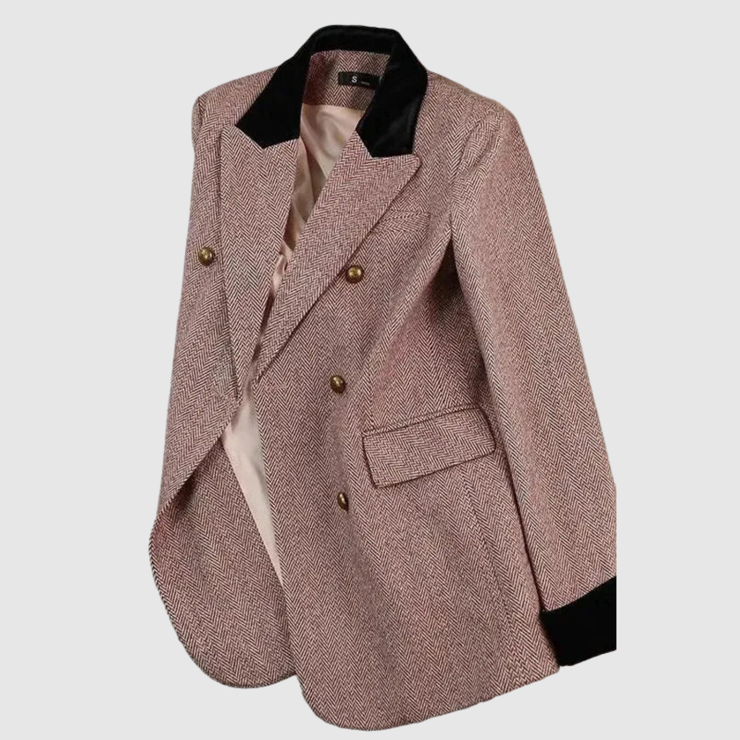 Silvie – Klasyczny dwurzędowy blazer