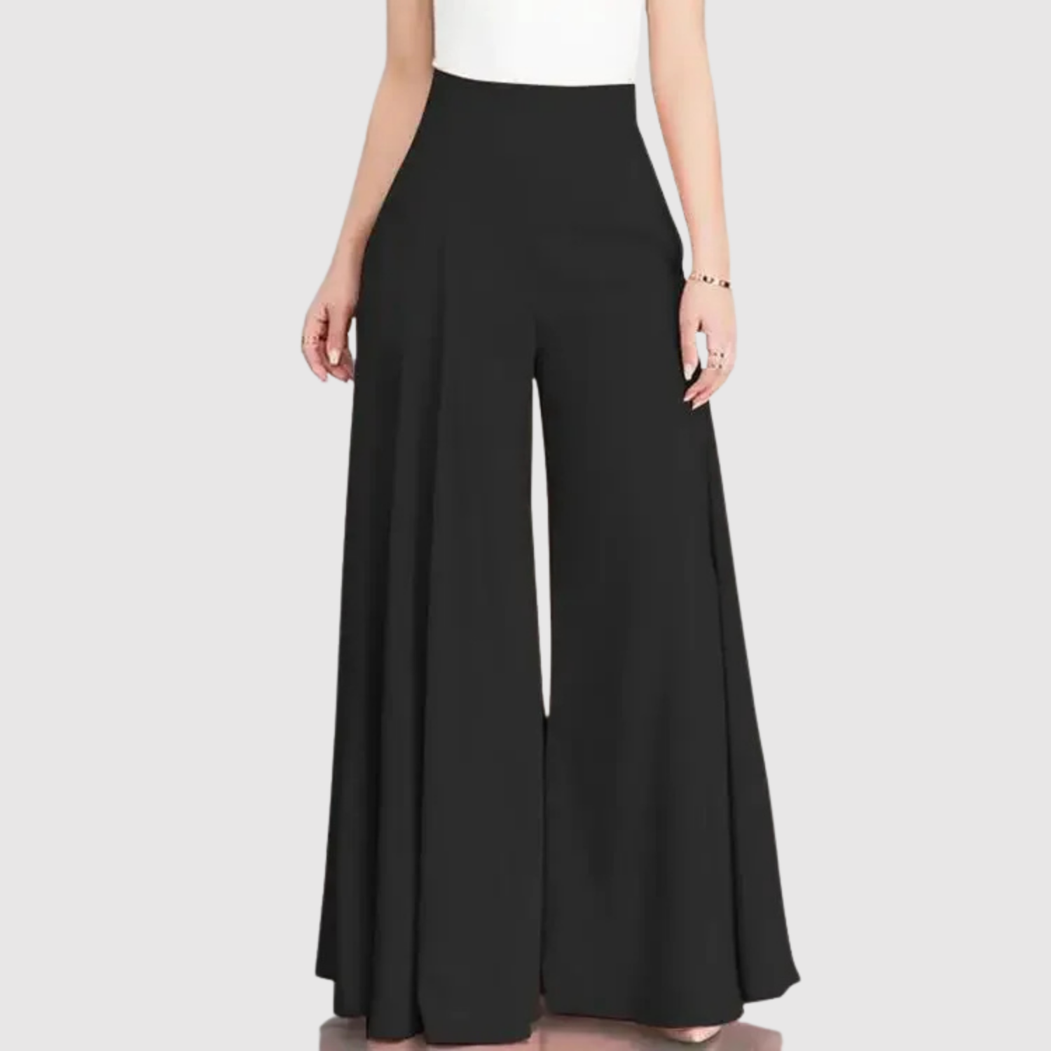 Mira – Szerokie spodnie z lekkiego materiału