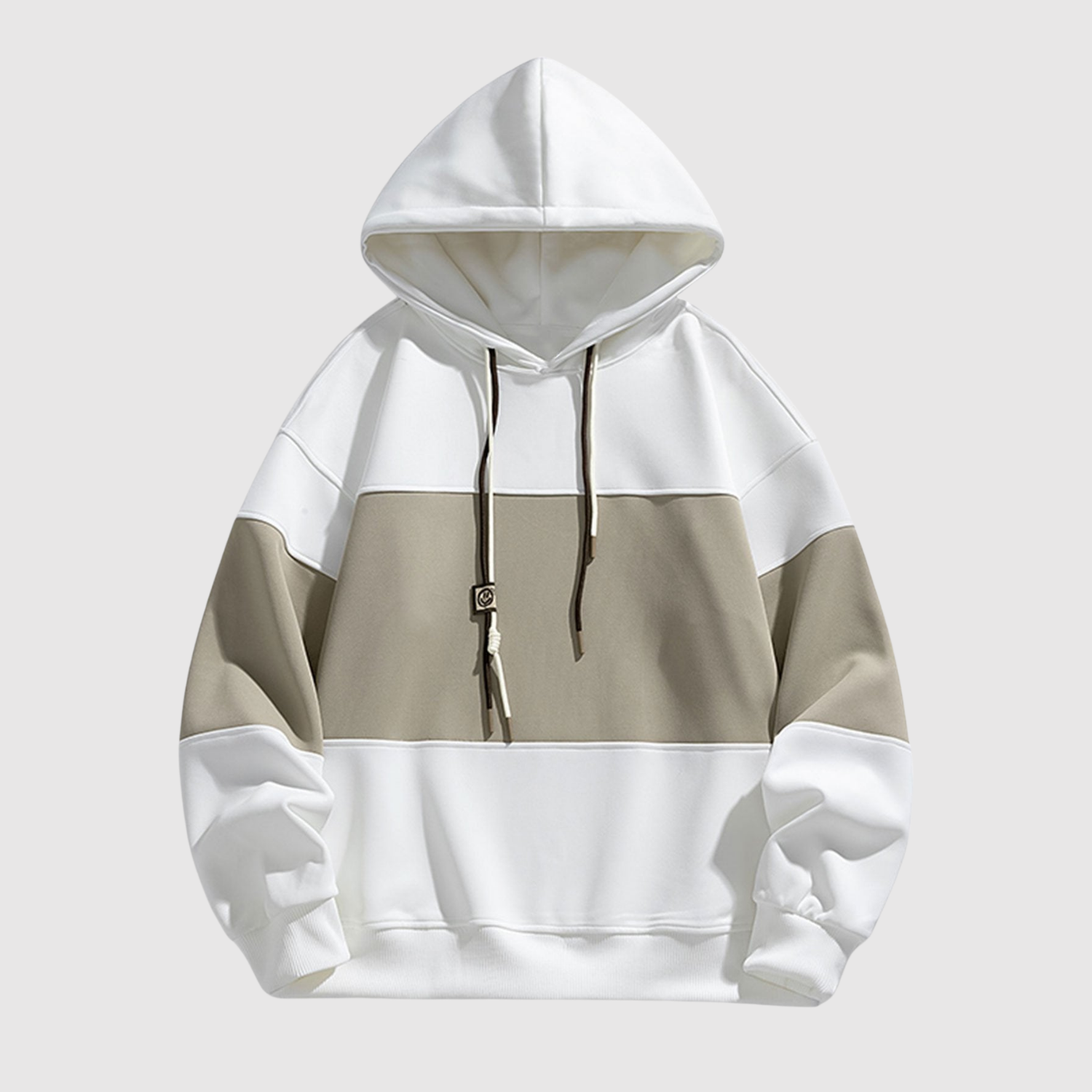 Daniel – Bluza z szerokimi kontrastowymi paskami