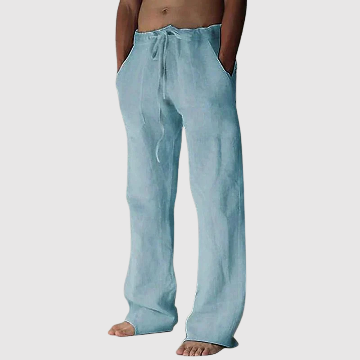 Leo – Letnie lniane spodnie