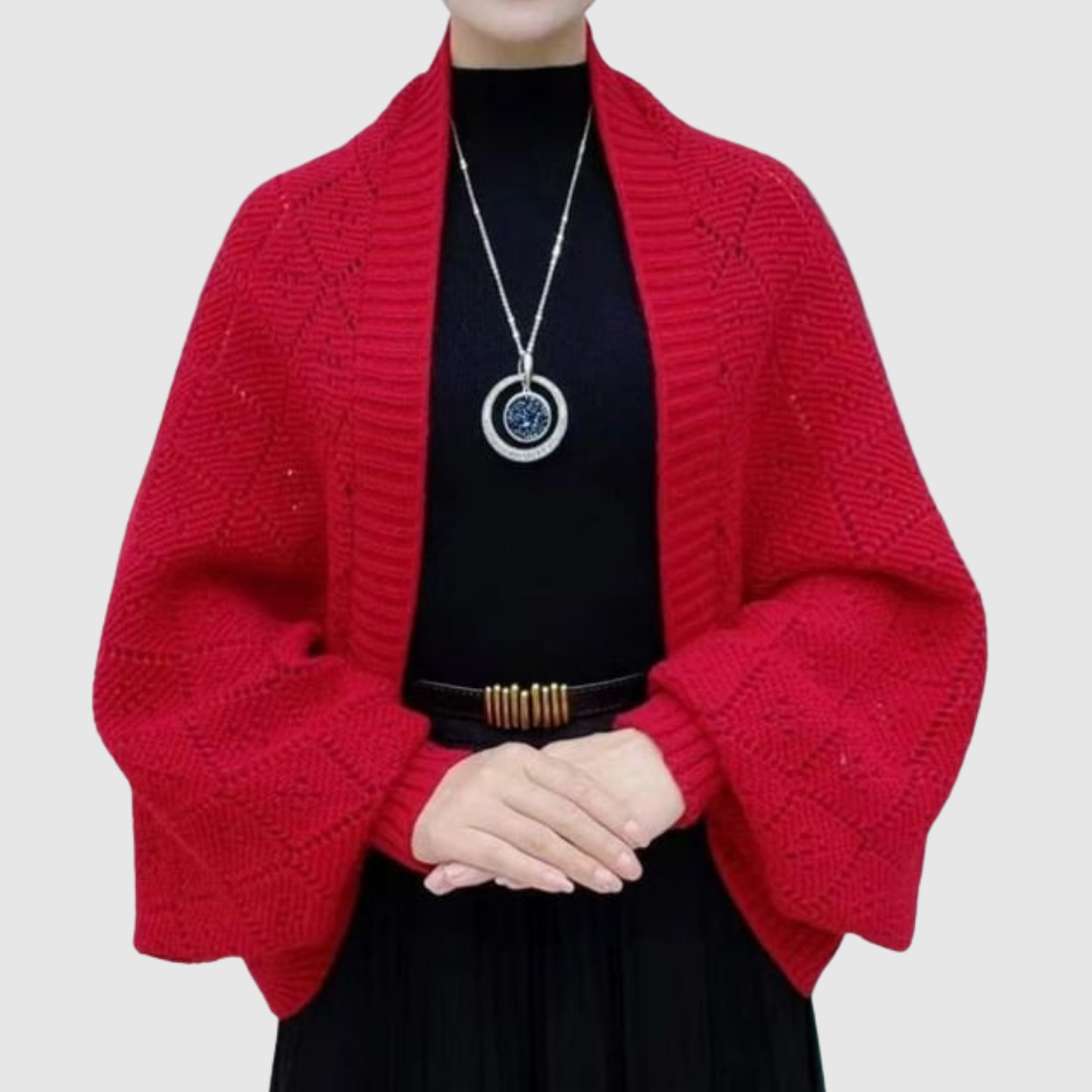 Nora – Bolero z balonowymi rękawami