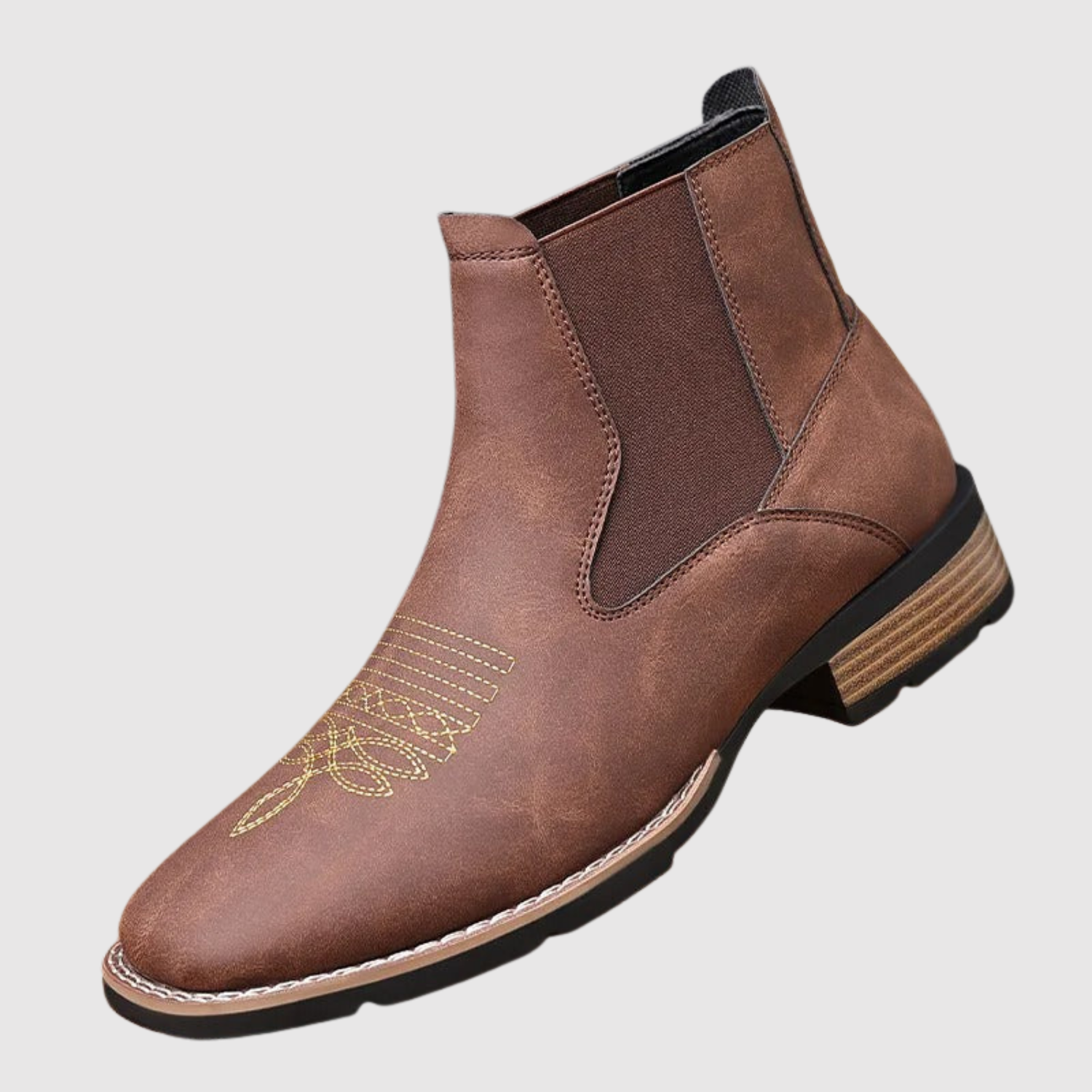 Oskar – Botki Chelsea z haftowanymi detalami