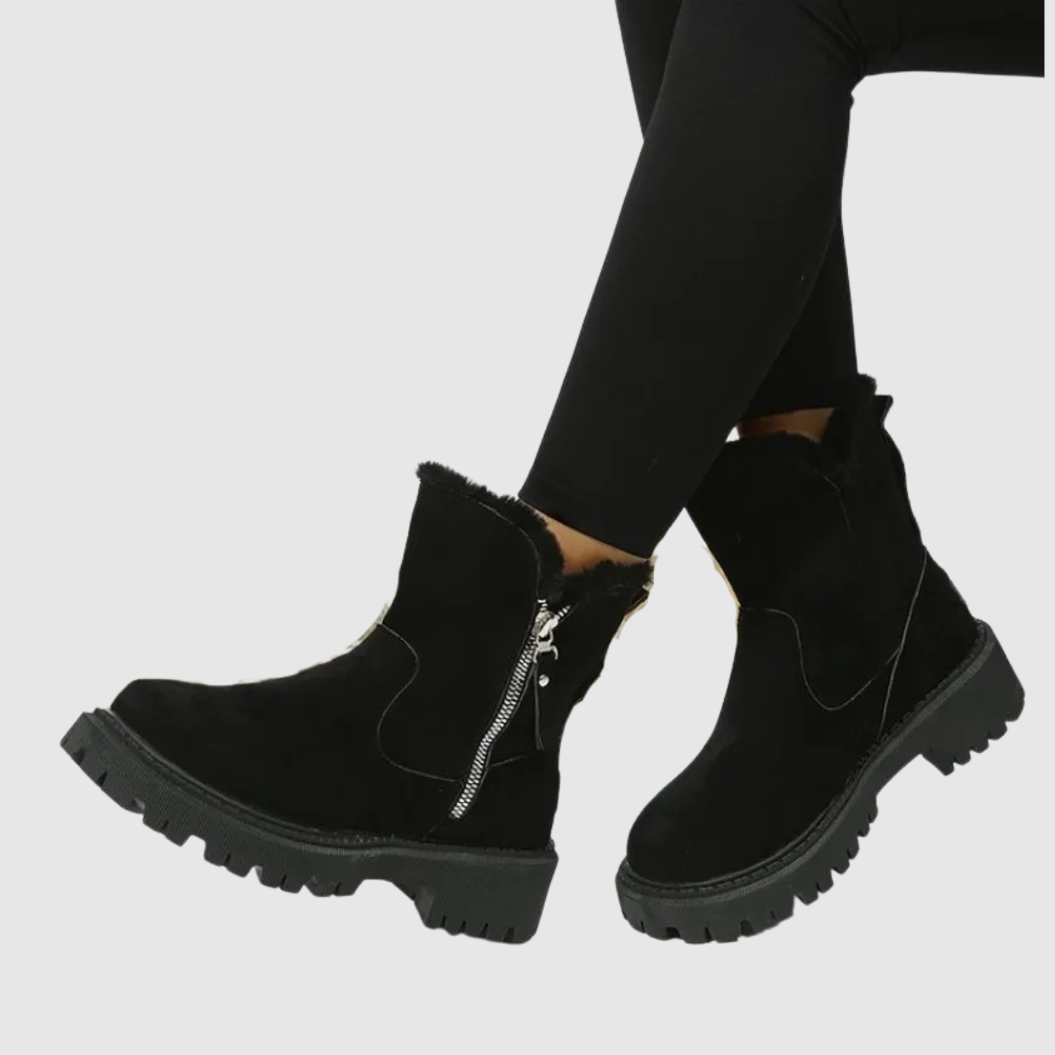 Teodora - Zimowe buty z puchową podszewką i antypoślizgową podeszwą