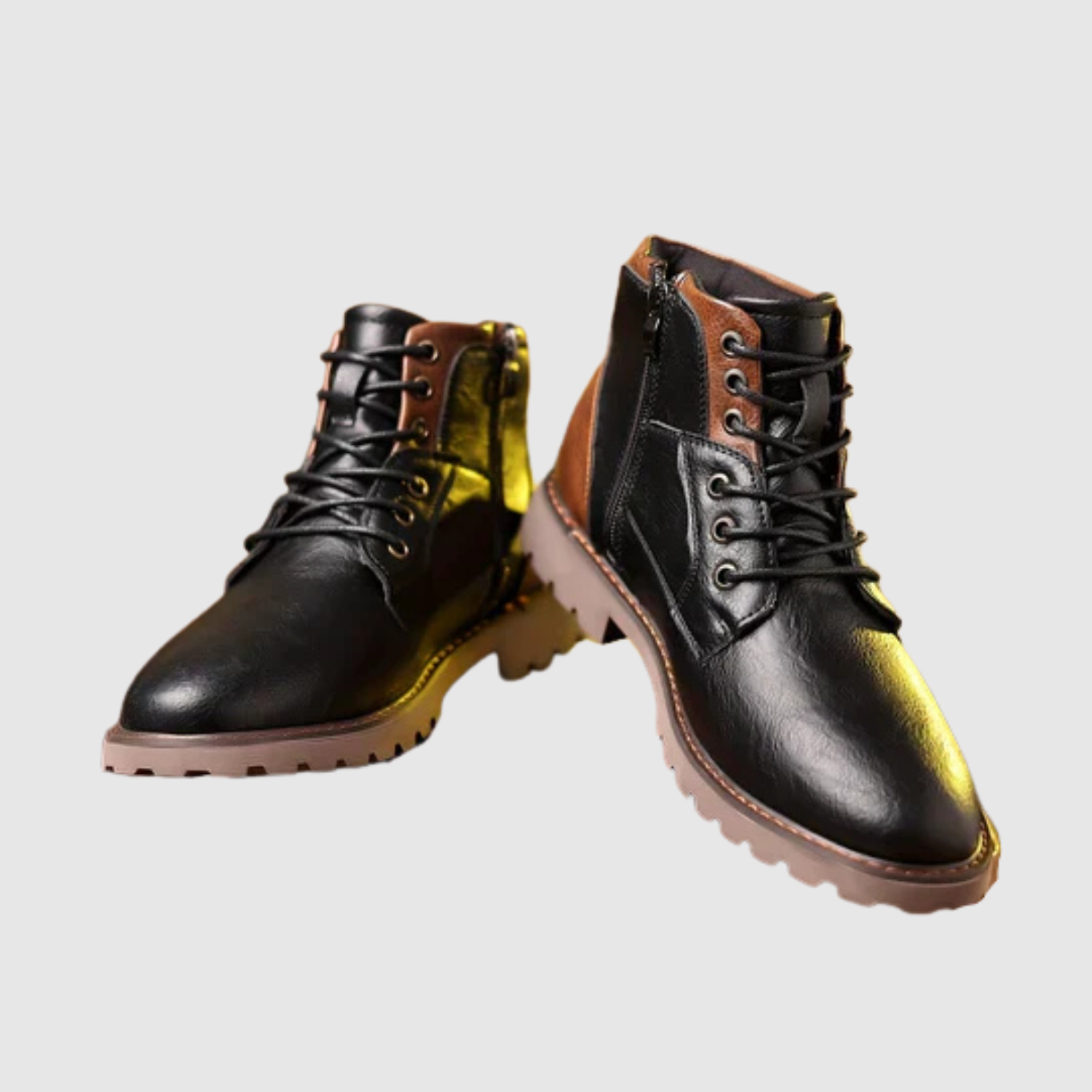 Oskar – Klasyczne Skórzane Buty z Gumową Podeszwą