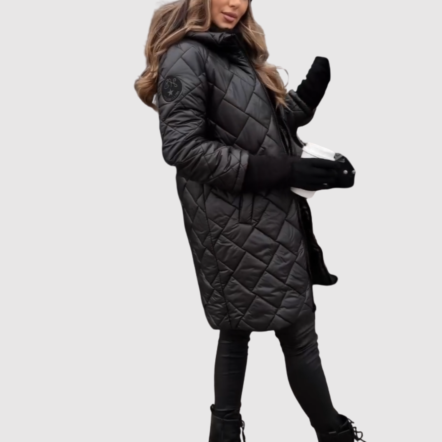 Jelena - Zimowy elegancki płaszcz puchowy