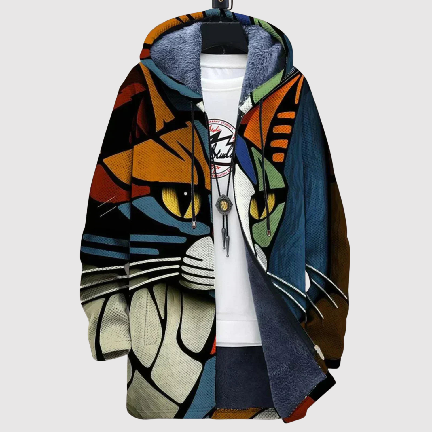 Saša – Bluza z retro motywem i ciepłymi kolorami