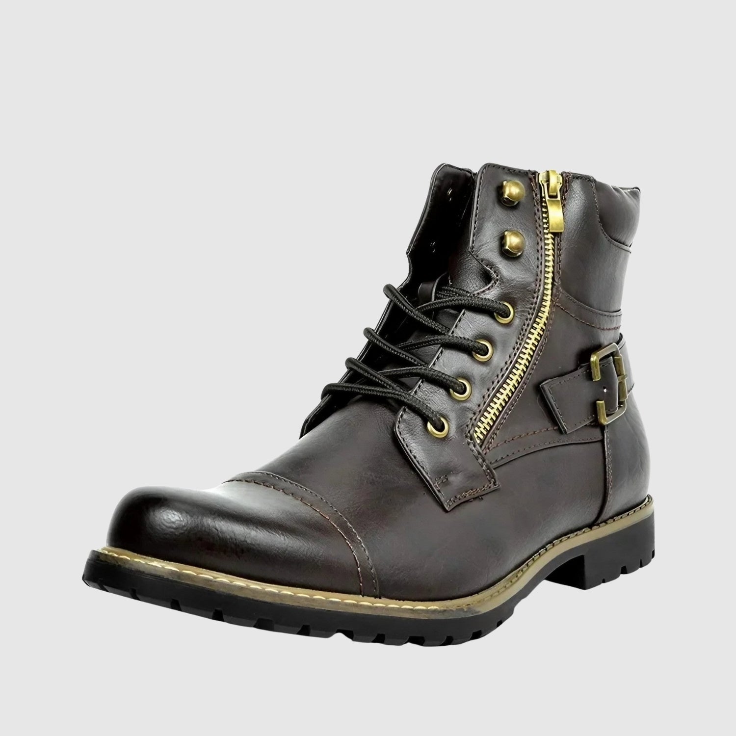 Radim - Skórzane buty z sznurówkami