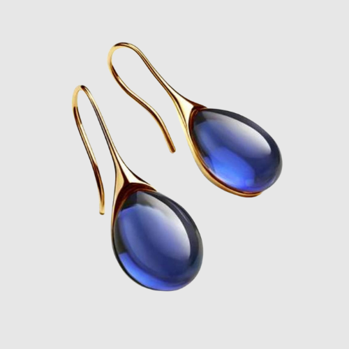 Elisa – Kolczyki wiszące z kryształowymi kroplami