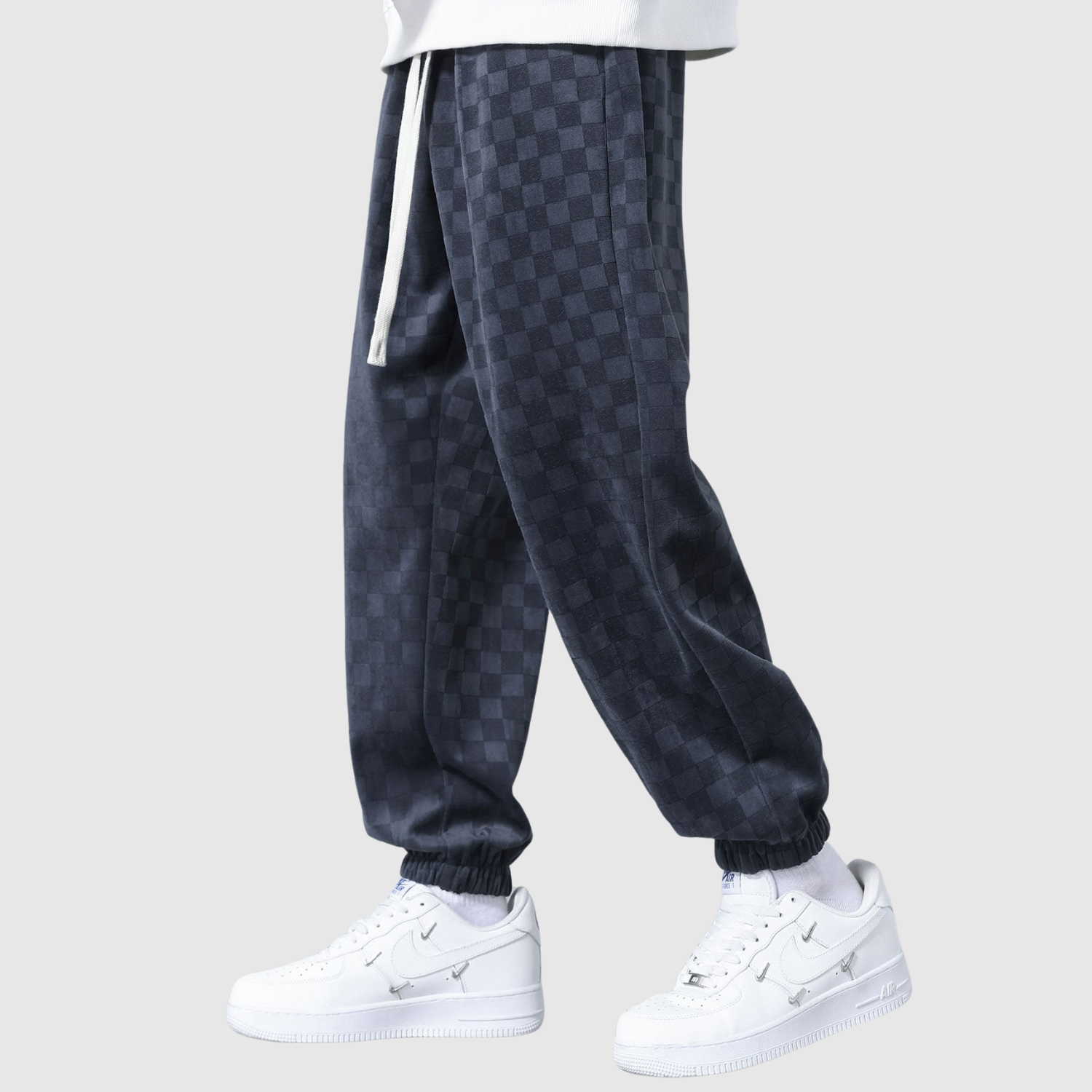 Denis – Spodnie dresowe w kratkę