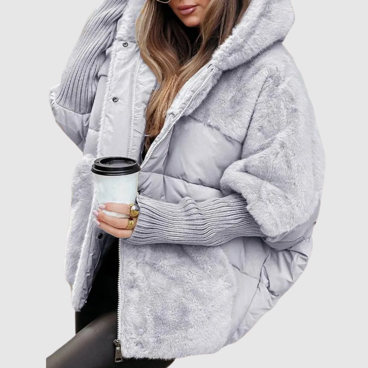 Jelena – Krótka kurtka teddy