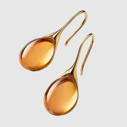 Elisa – Kolczyki wiszące z kryształowymi kroplami