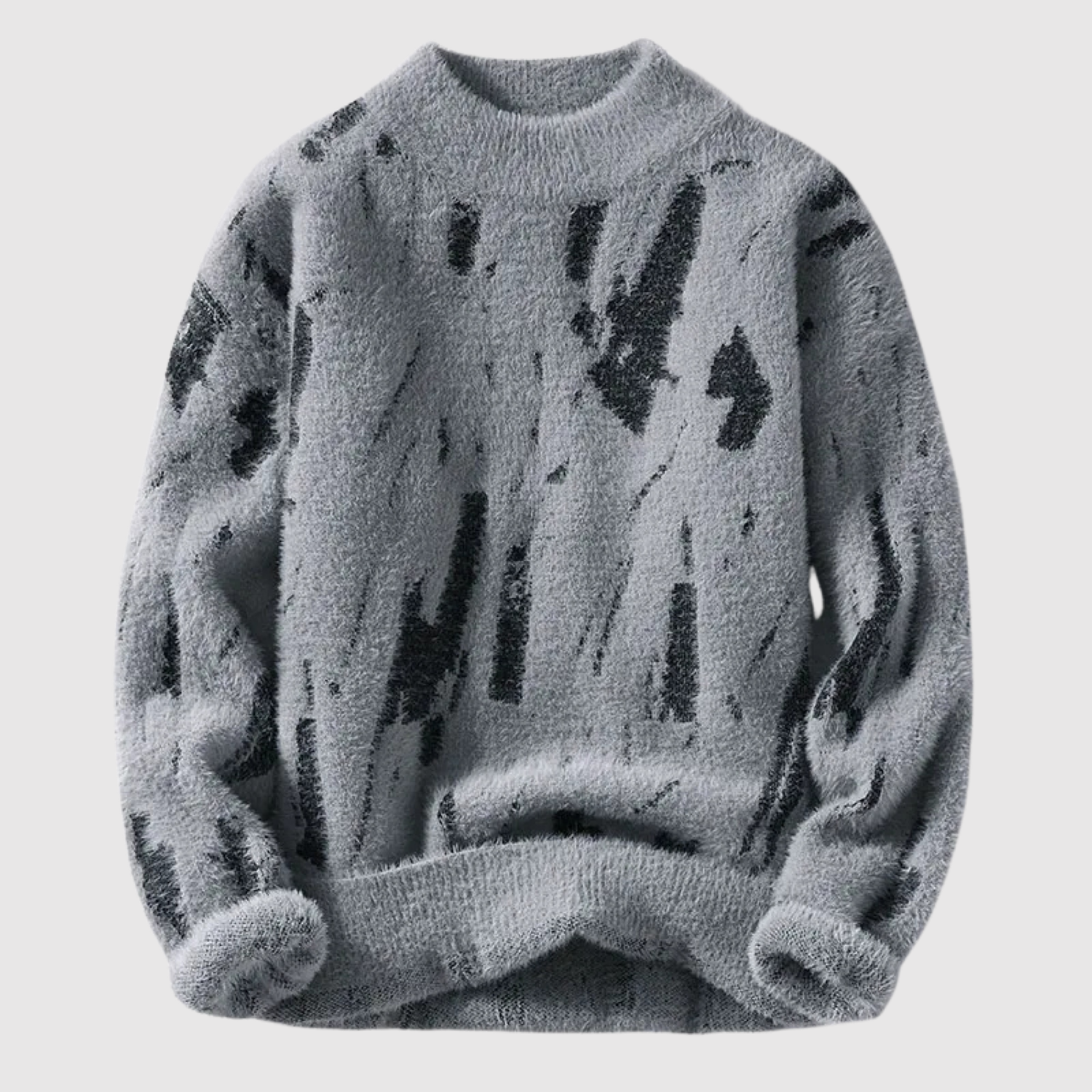 Daniel – Sweter z abstrakcyjnym wzorem