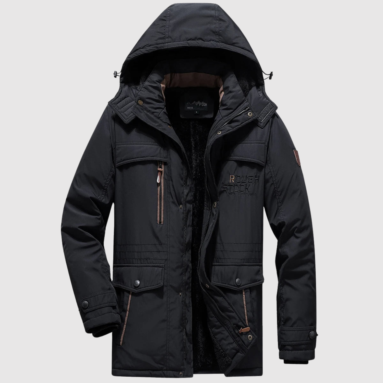 Marek – Zimowa kurtka z puchową podszewką i kapturem