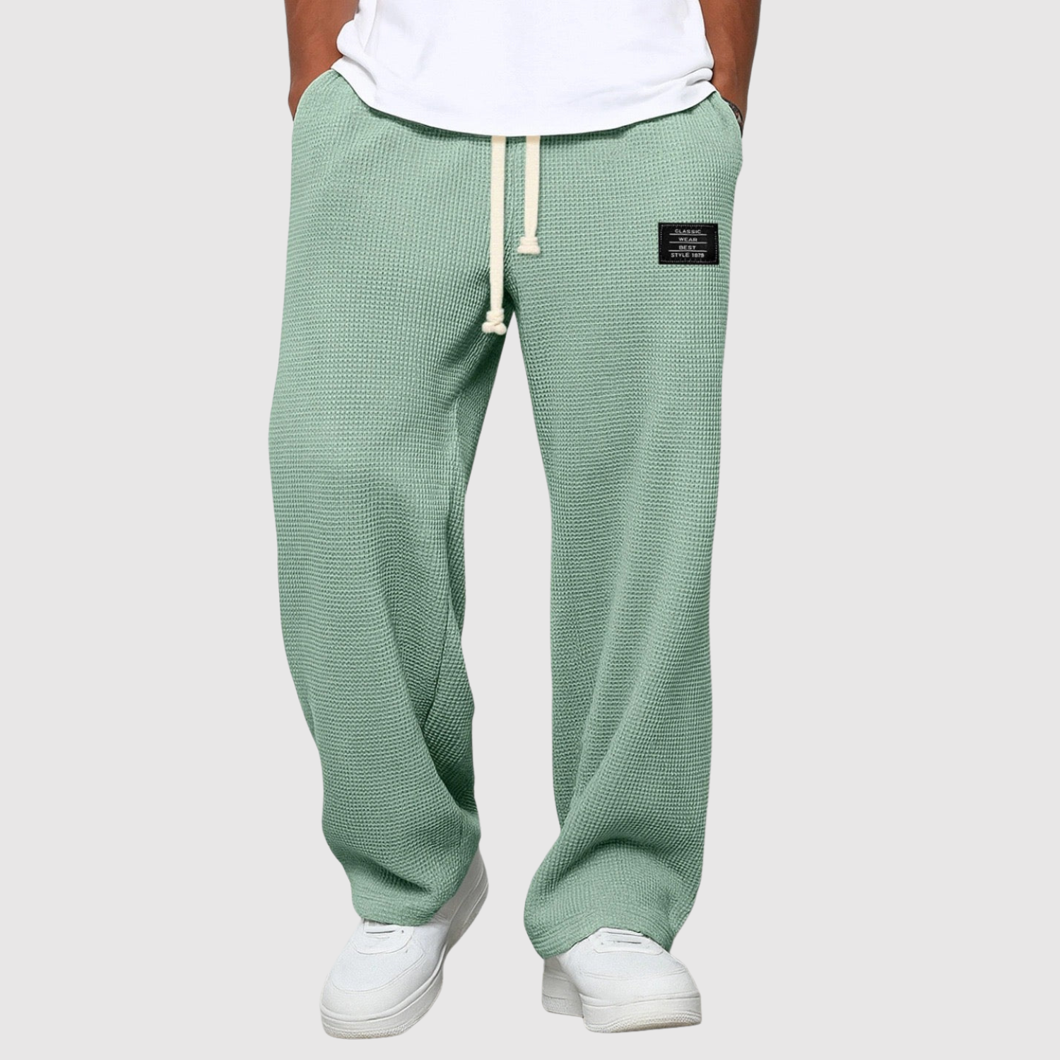 Denis - Męskie codzienne spodnie o szerokim kroju