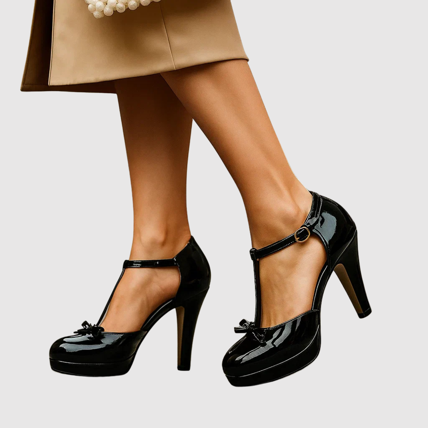 Teodora - Eleganckie szpilki z kokardką