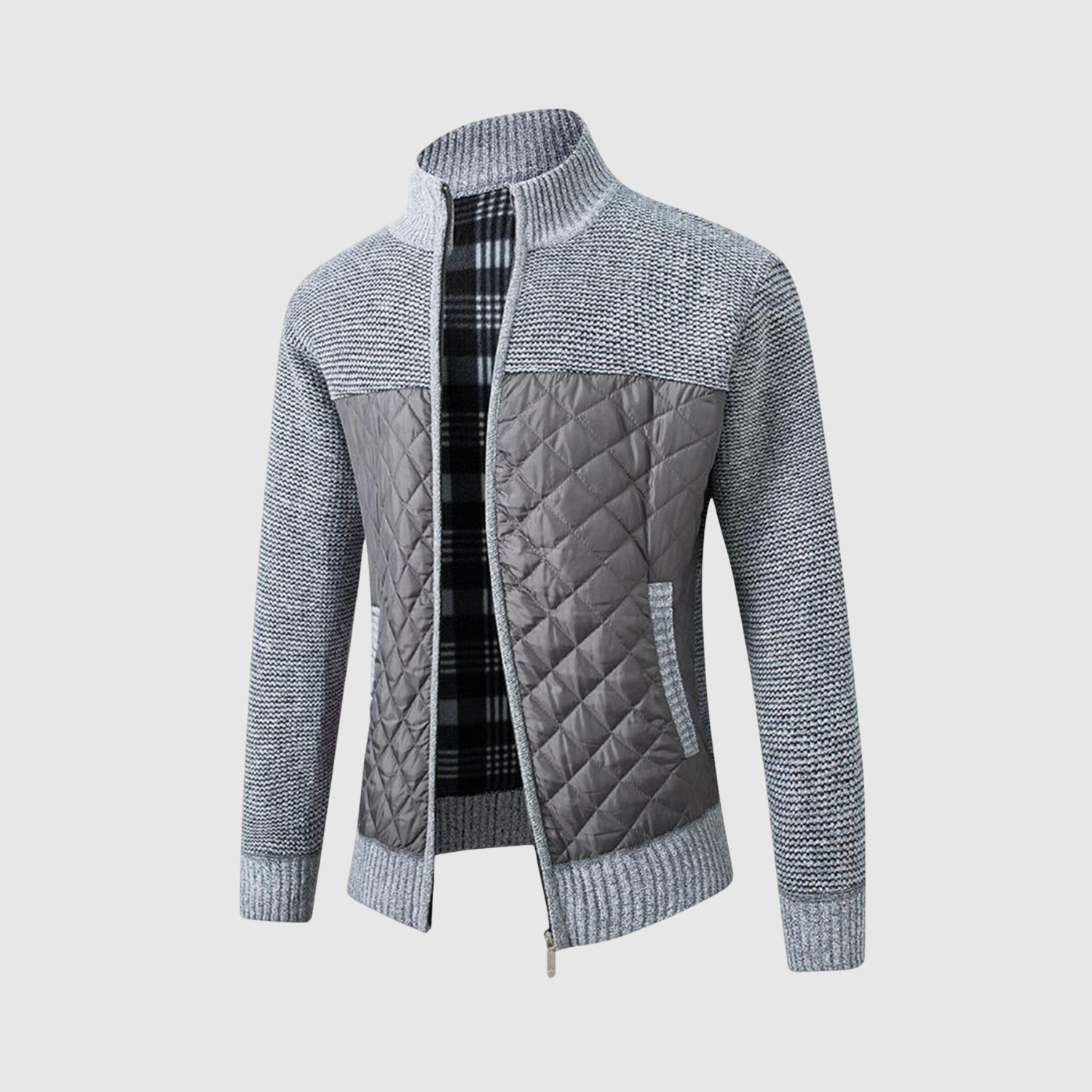 Šimon – Elegancka męska kurtka z plecionymi detalami