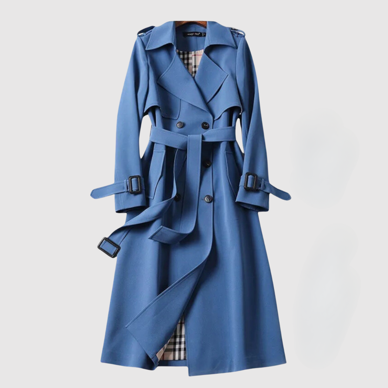 Jelena – Długi płaszcz z paskiem