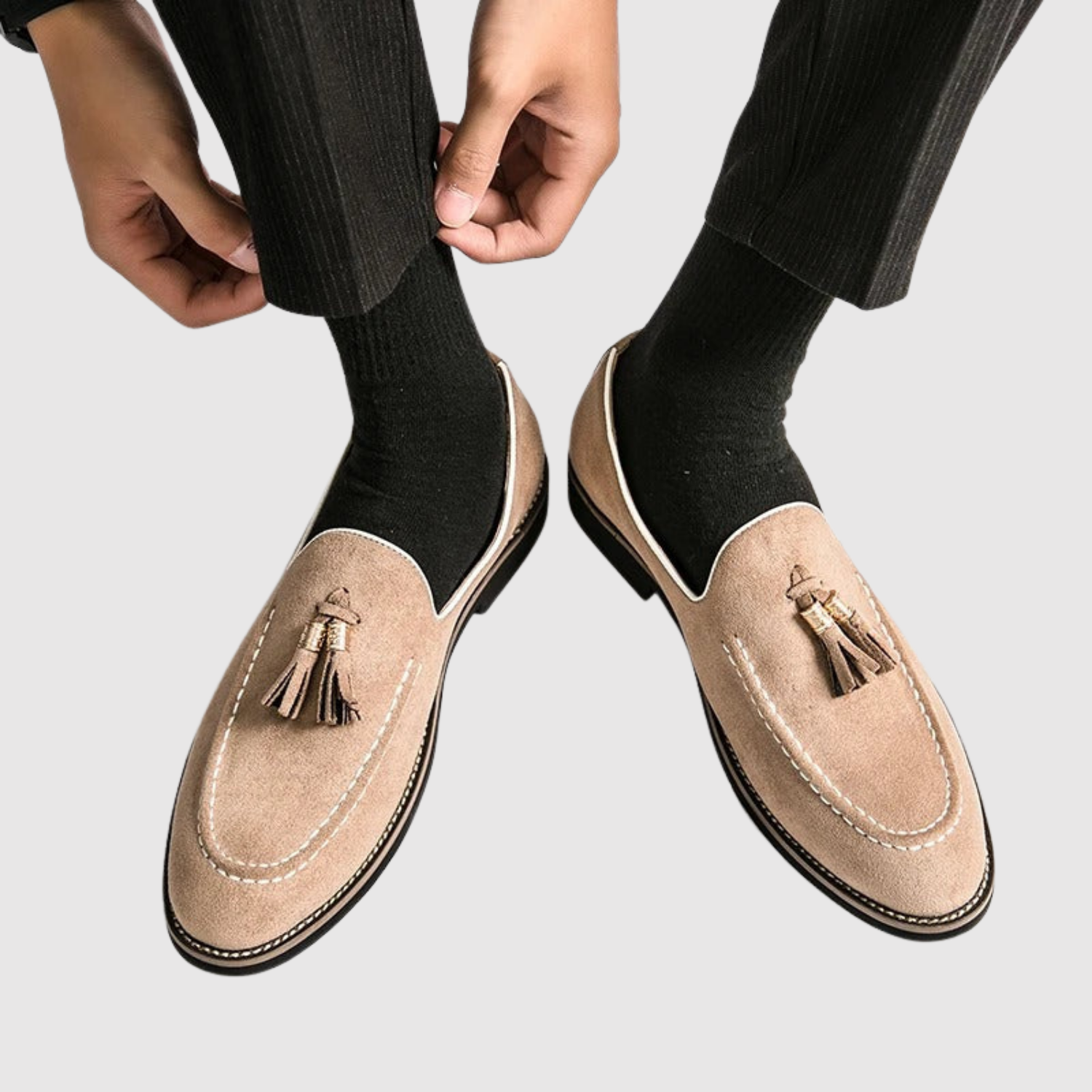 Viktor – Luksusowe loafersy z metalową klamrą