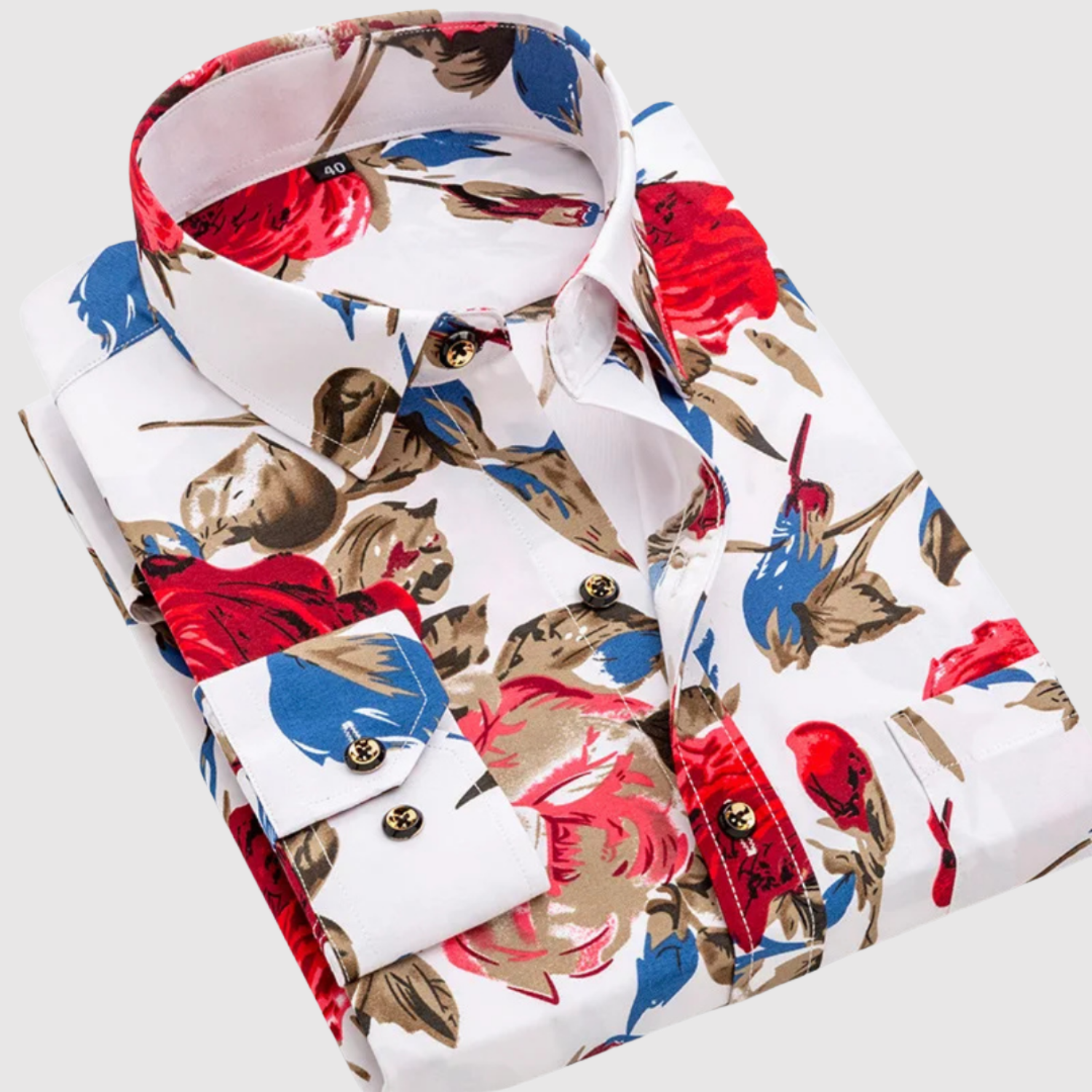 Adrian - Morski Wzór Koszuli