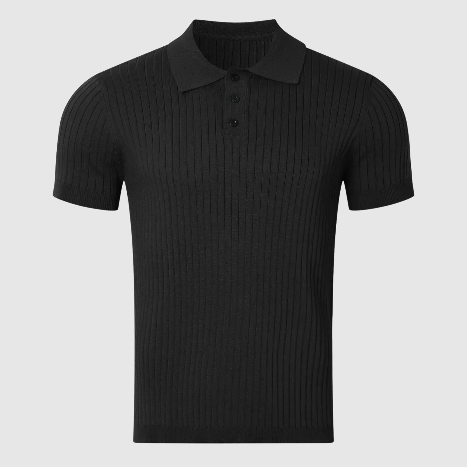 Adrian – Wzór rybny polo z guzikami