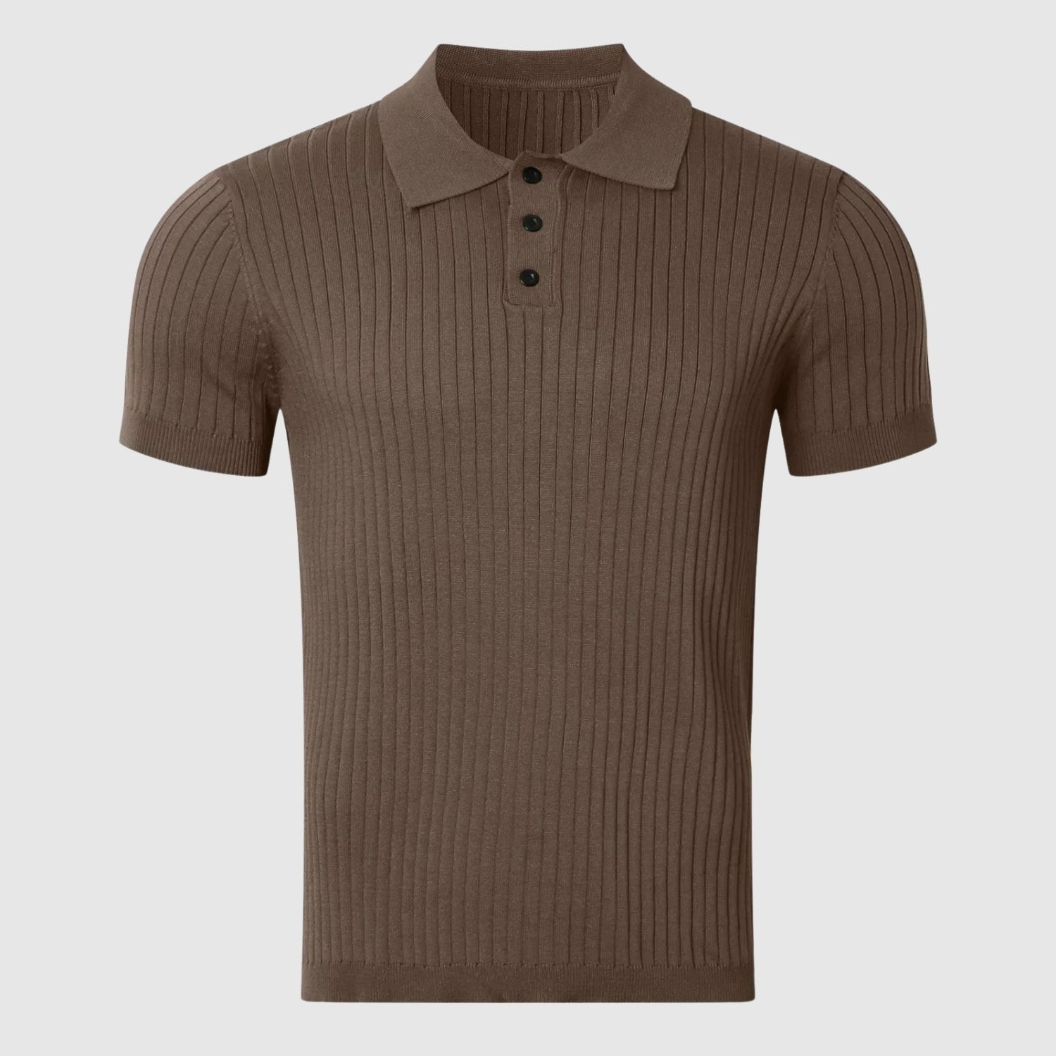 Adrian – Wzór rybny polo z guzikami