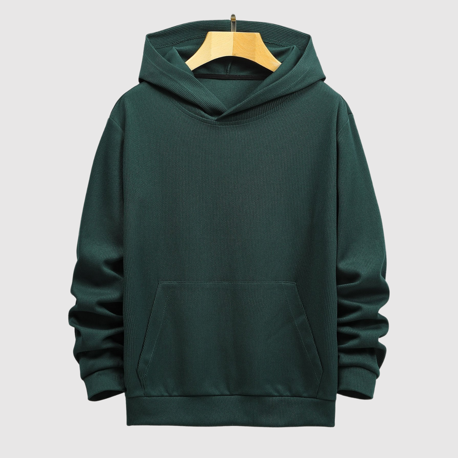 Daniel – Klasyczna bluza z kapturem w strukturalnym dzianinie